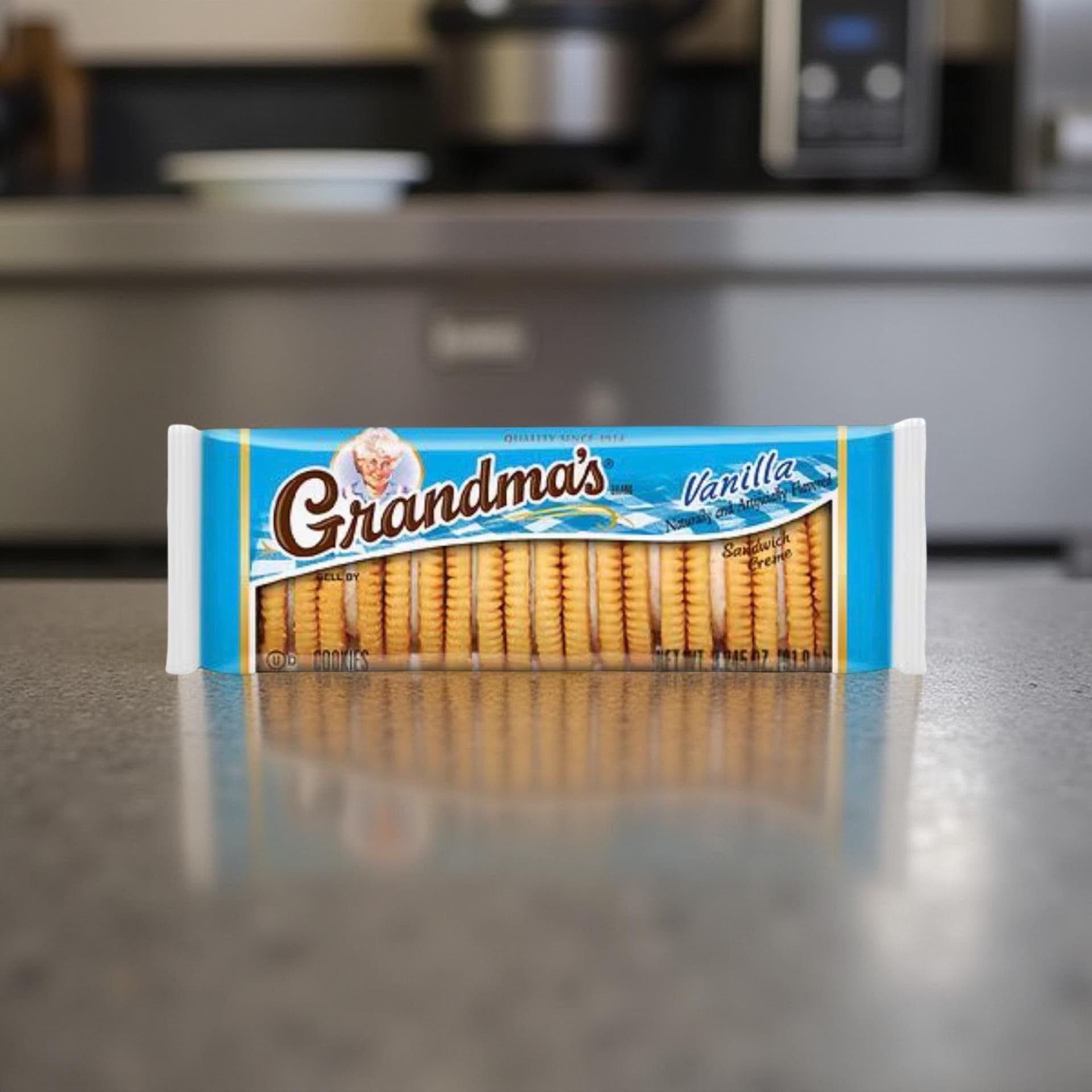Amazon.com: Grandma's Cookies, Vanilla Sandwich Creme, 3.245 Oz